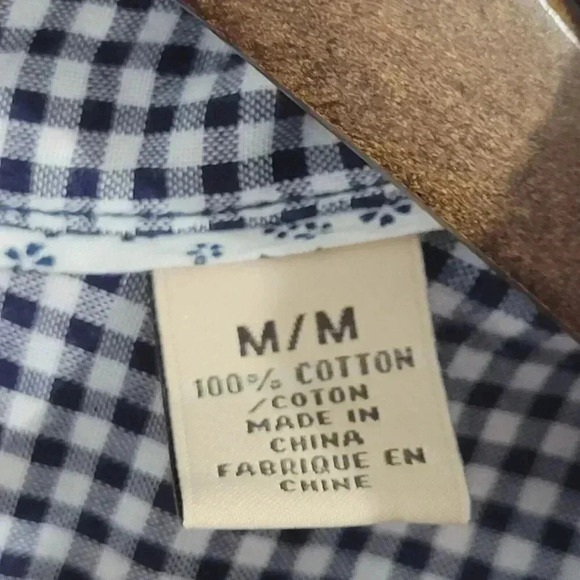 Tommy Bahama Mens Medium Plaid Button-Up Shirt 100% Cotton 23PT - Picture 5 of 8